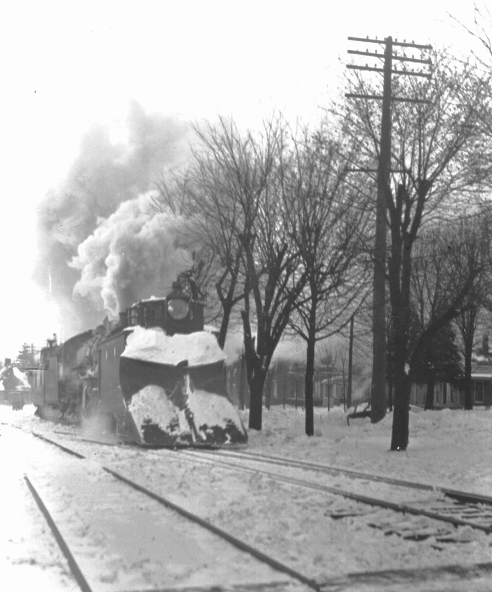 Snow Plow on the Old Road